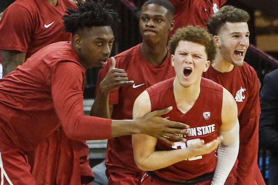 Washington State guard Malachi Flynn after the Cougars' win over Washington