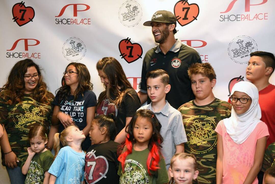 Sore shoulder leaves Kaepernick in question for exhibition