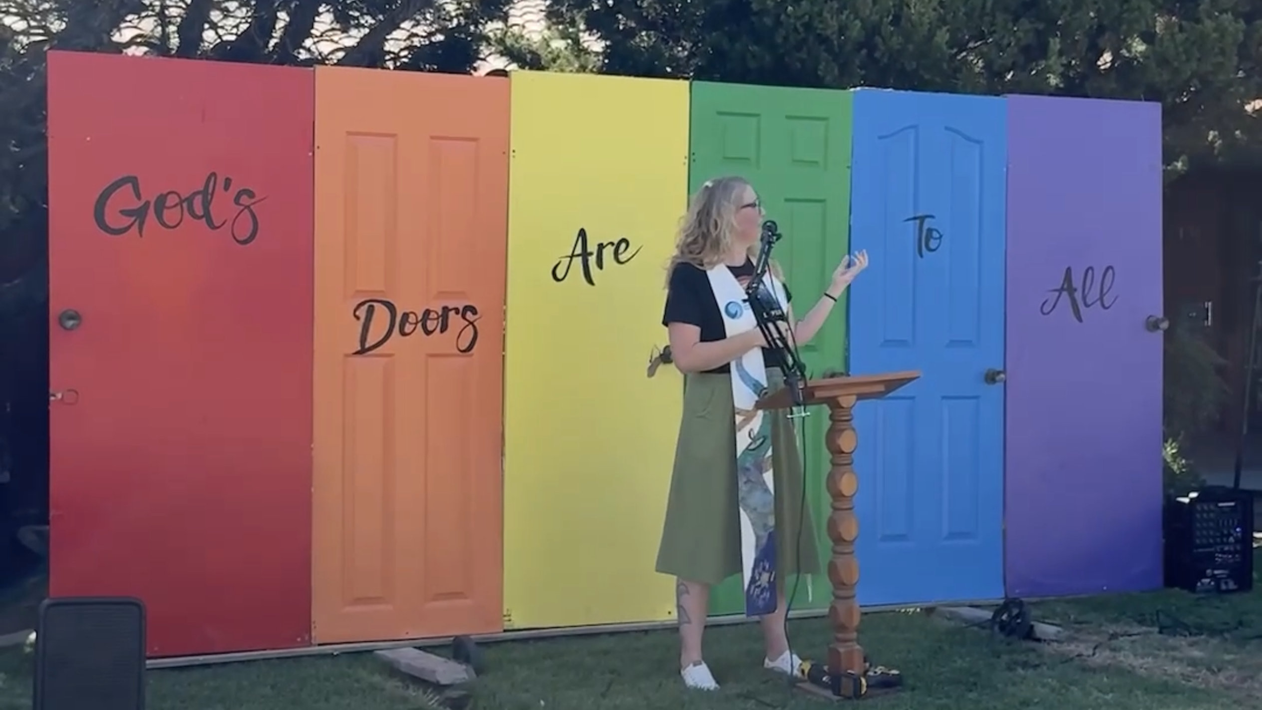 Tower District's Big Red Church rebuilds after vandalism