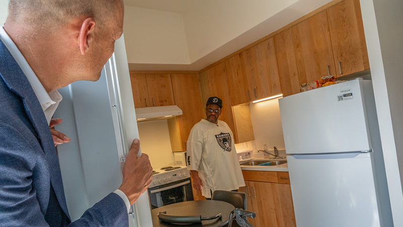 See inside a new housing complex for those experiencing homelessness in North Sacramento