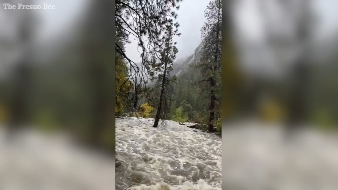 ‘Vibrancy everywhere.’ Yosemite fall colors come with rushing waterfalls this autumn