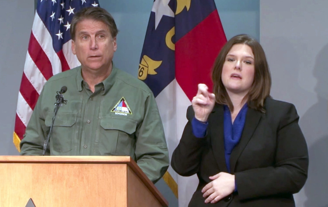 McCrory: 'This storm is not over for North Carolina'