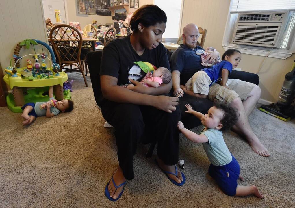 Three sets of twins bring a joyous challenge to KCK mother