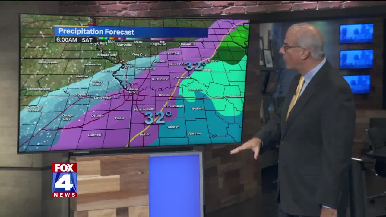 Wintry mix, snow possible this weekend in the Kansas City area (Video ...
