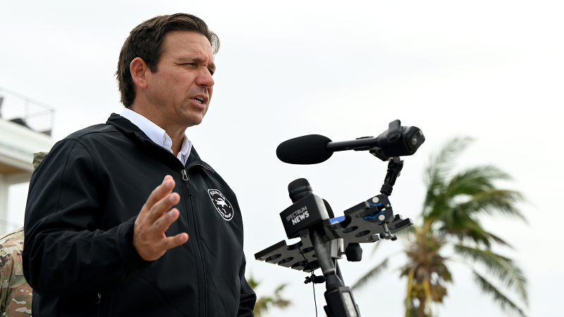 Governor DeSantis tours Bradenton Beach