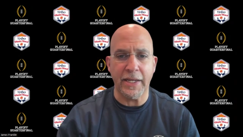 Penn State head coach James Franklin talks about Boise State running back Ashton Jeanty