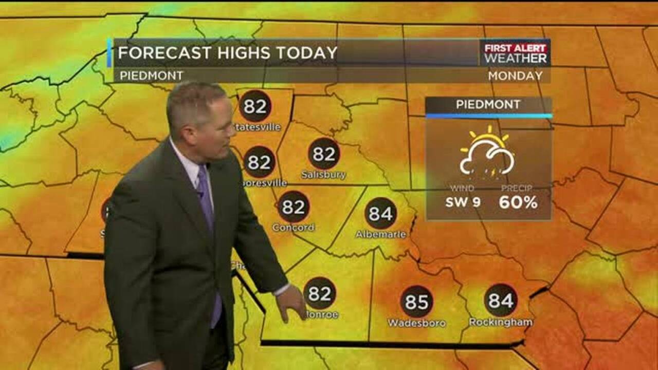 WBTV First Alert Weather forecast for 05.02.16