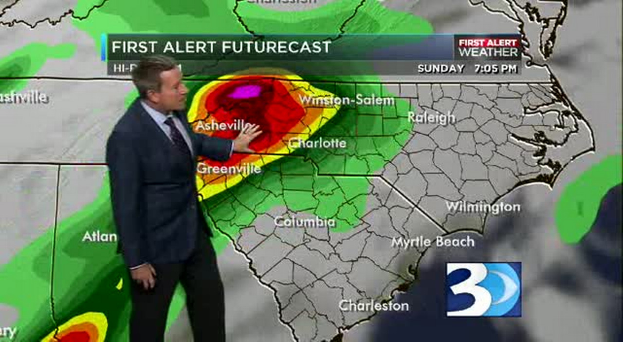 WBTV First Alert Weather forecast for 10.30.15