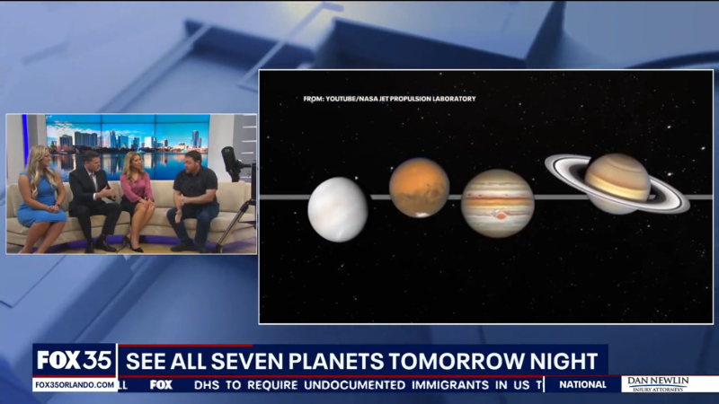 See all 7 planets tomorrow night