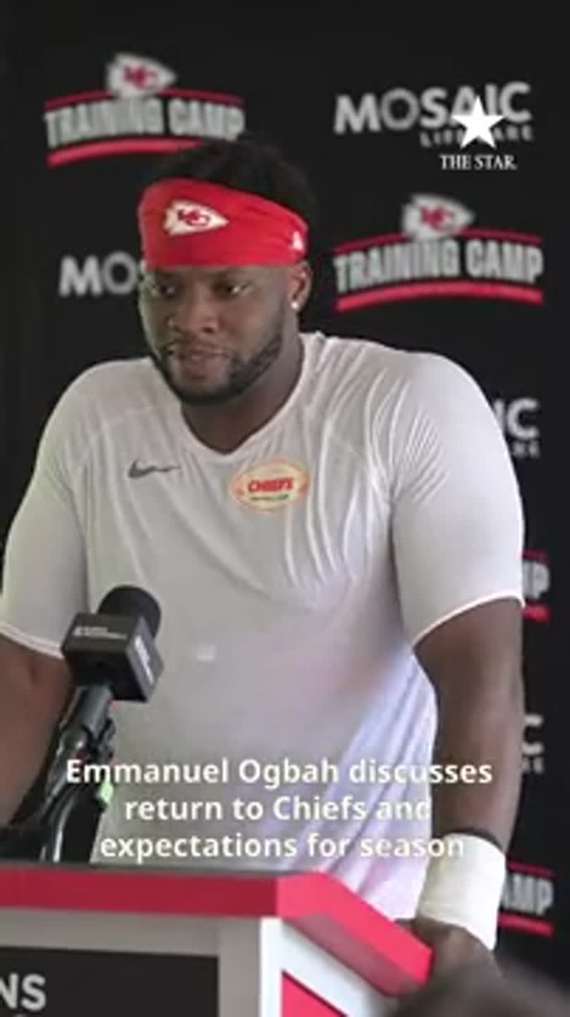 Emmanuel Ogbah looks to keep pushing himself in return to Chiefs