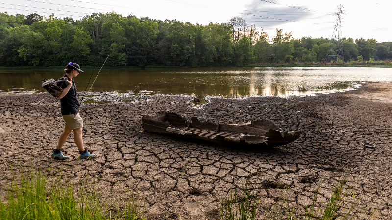 On Falls Lake, the Triangle’s drought looks terrible in spots, normal in others. Why?