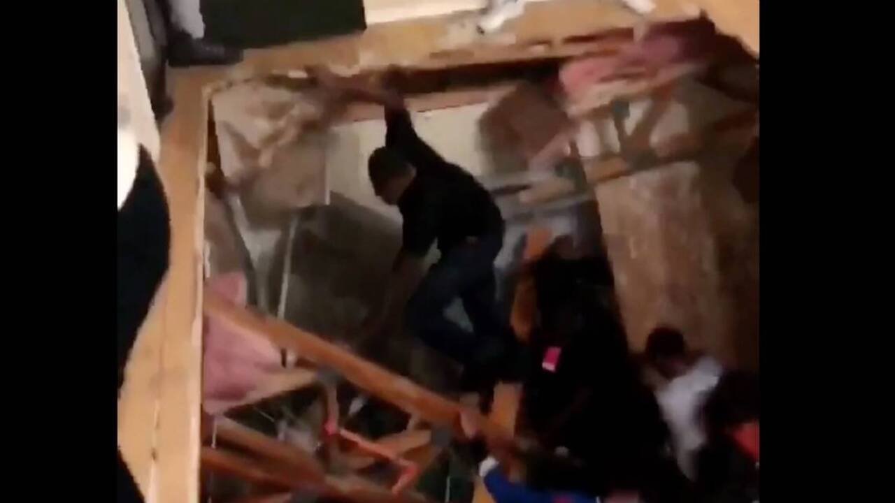 Apartment floor collapses during student party in Denton, Texas