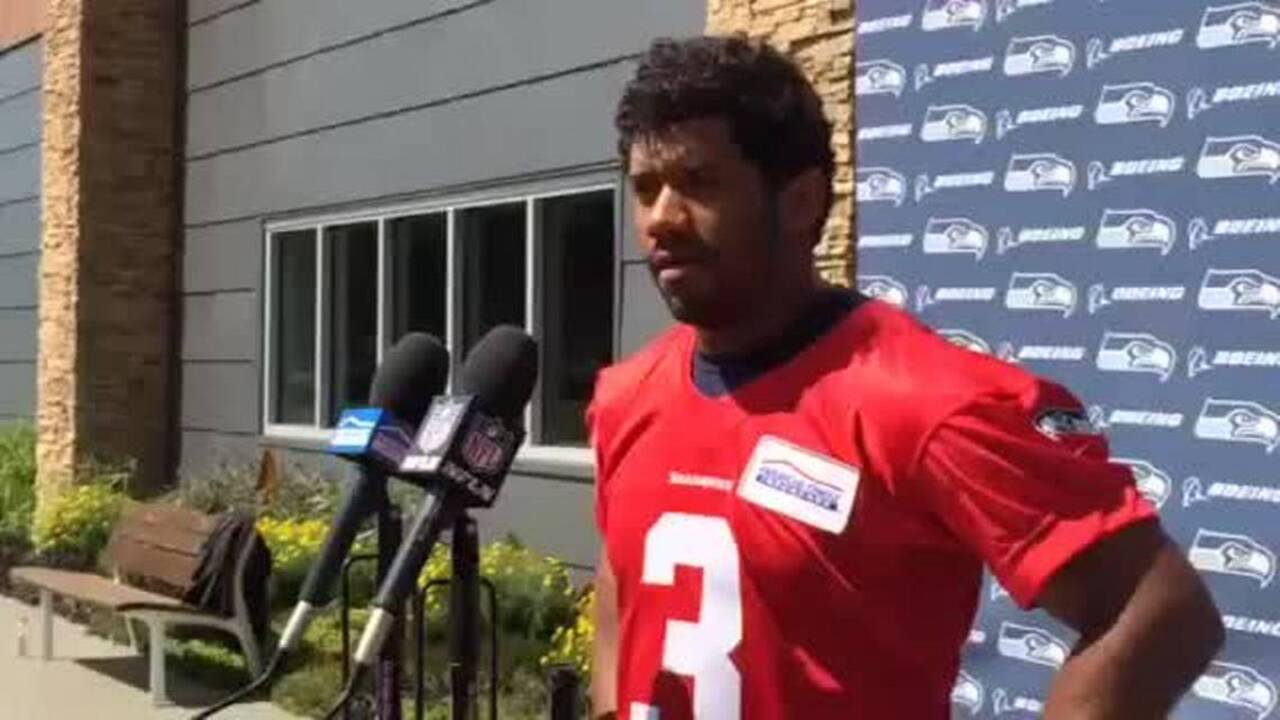 VIDEO: Russell Wilson says Seahawks having great offseason