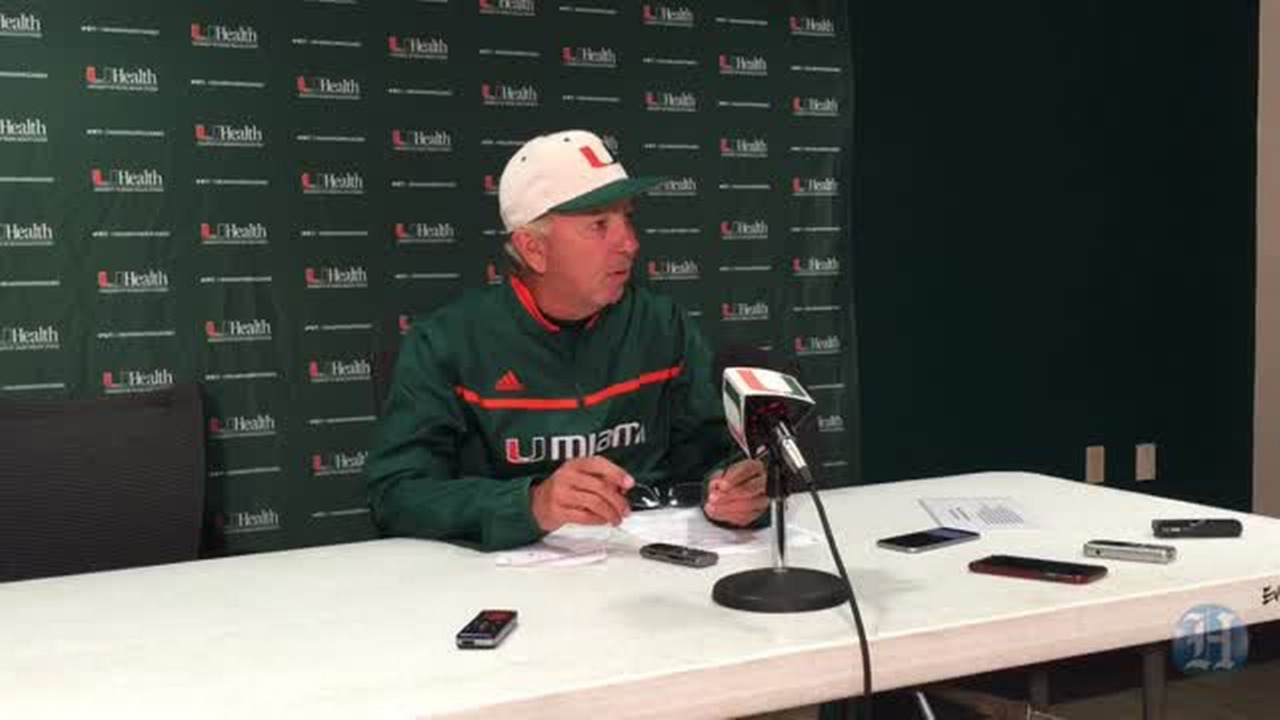 Video: Miami Coach Jim Morris After 5-0 Loss To Florida Gators