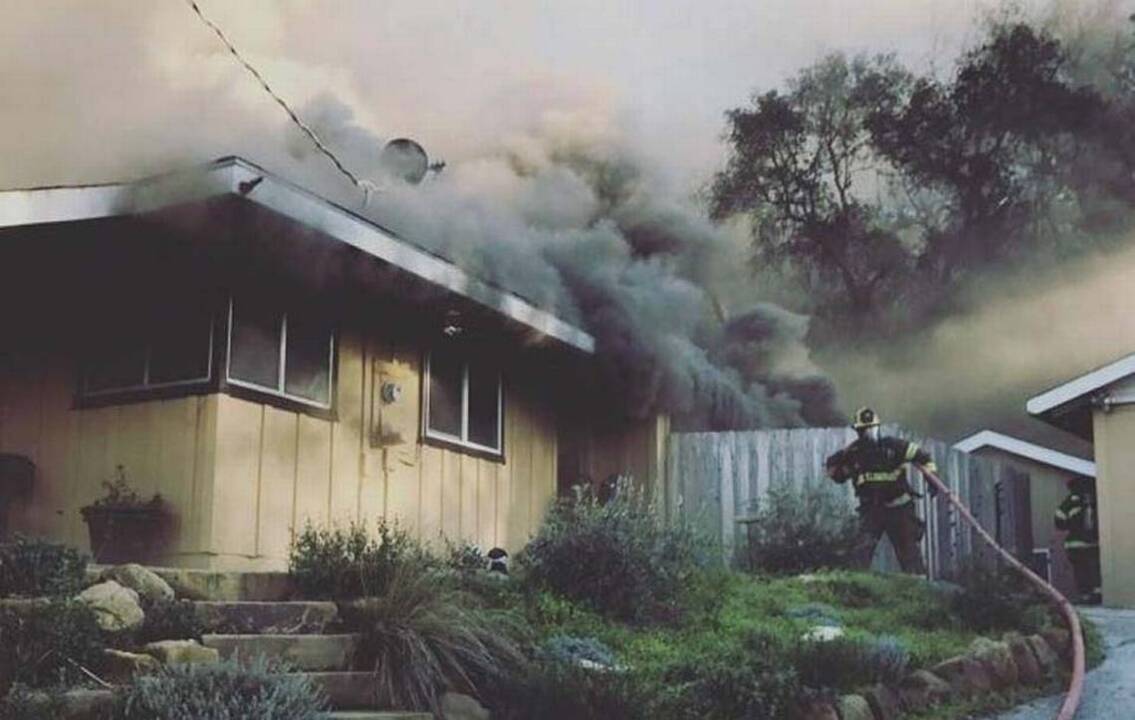 Atascadero house fire on Cayucos Avenue causes $100,000 in damage ...