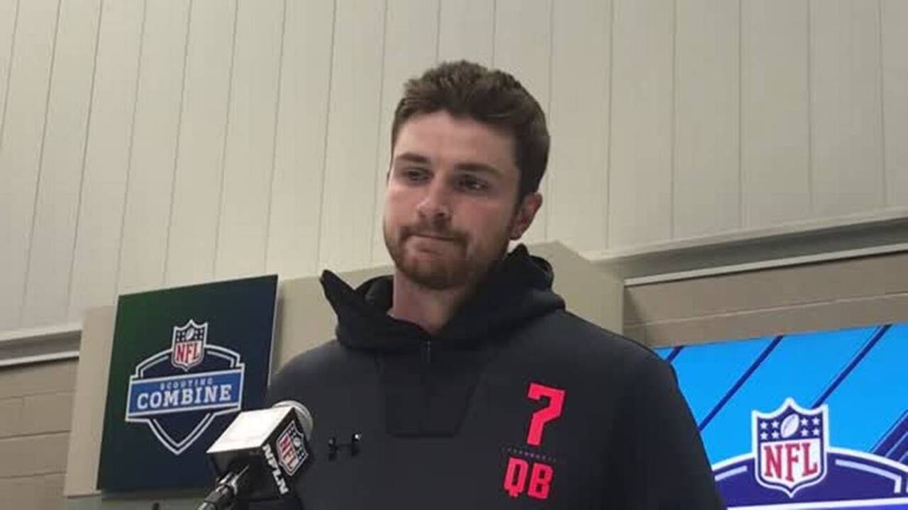 WSU QB Luke Falk eloquent, candid at combine discussing Tyler Hilinski's death