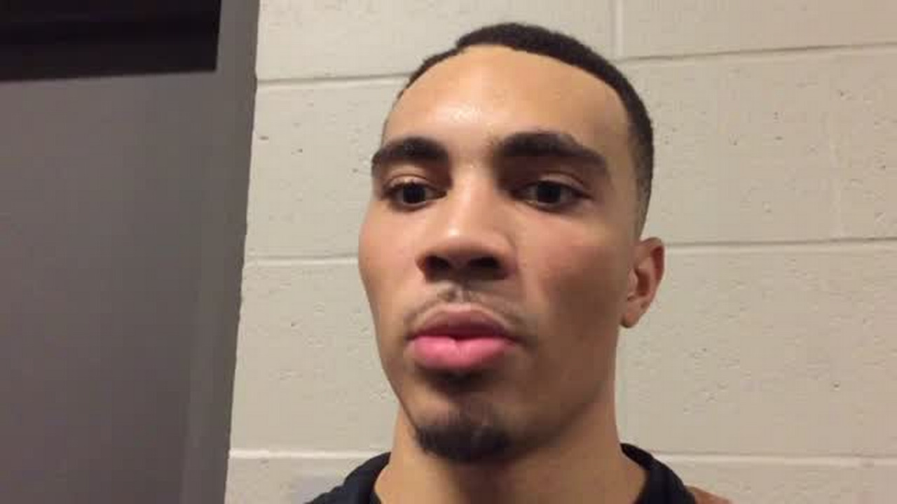 VIDEO: Andrew Andrews discusses Huskies' 86-73 loss at Oregon