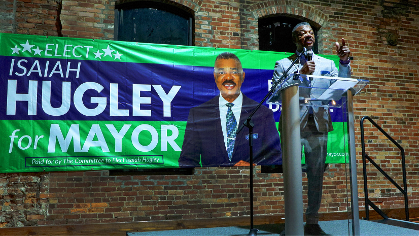 'We are one step closer to victory.' Mayoral candidate speaks to supporters after election results