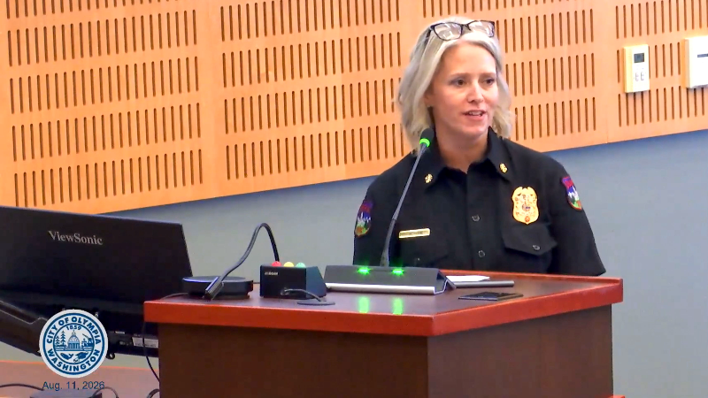 Hillory Flowers named as Olympia's first female fire chief