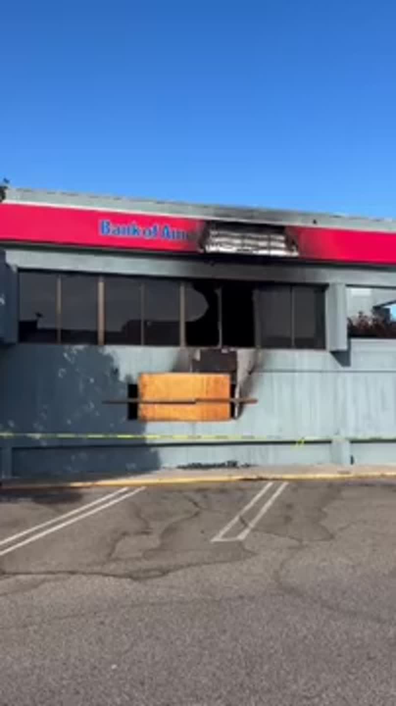 Man allegedly starts fire at Bank of America in Fresno
