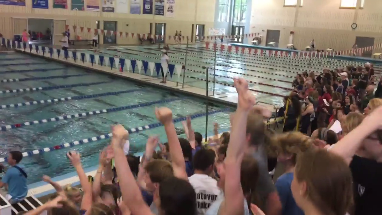 Lancers look good, finish third at state swim meet