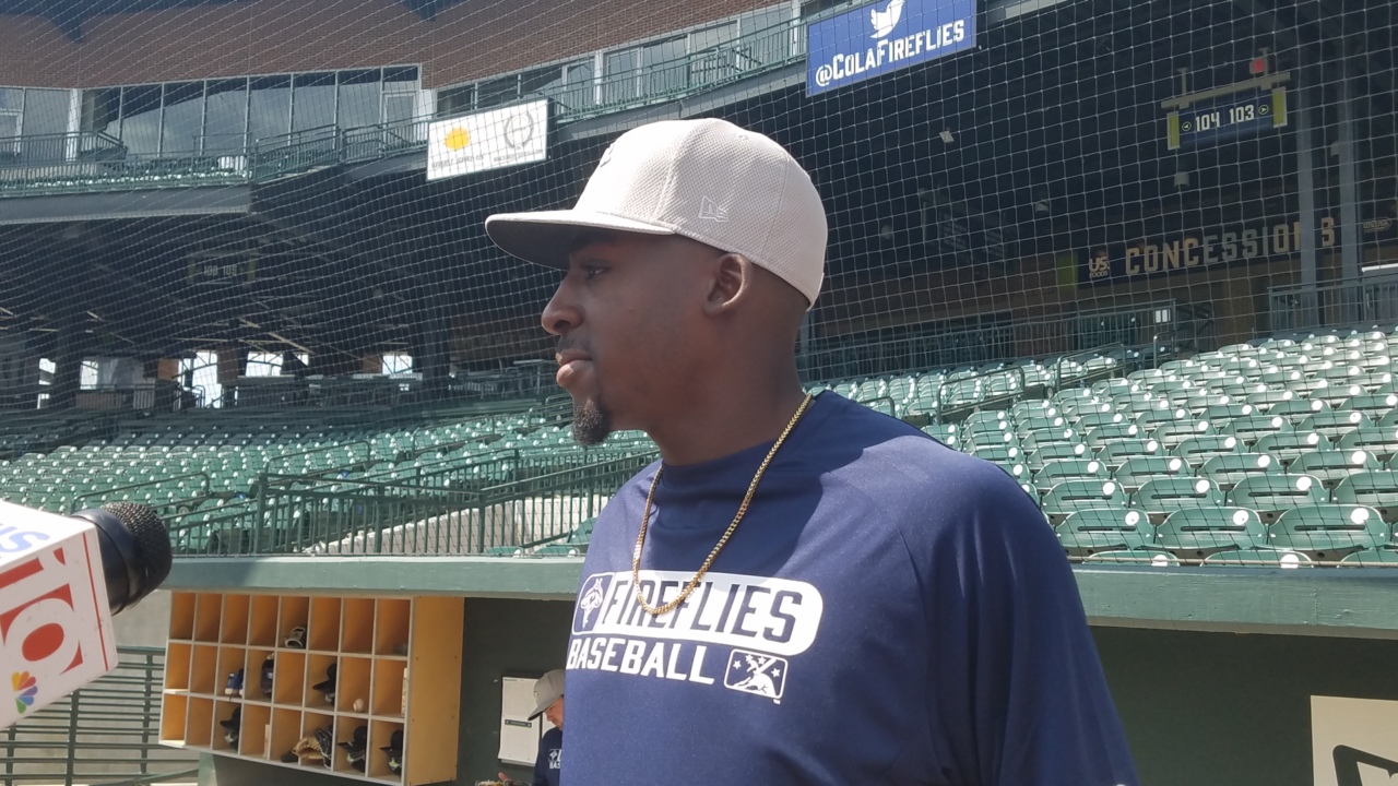 Columbia Fireflies' Tony Dibrell discusses his favorite pregame ritual
