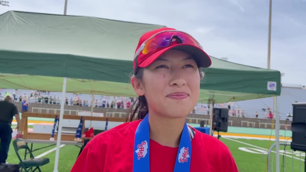 Katie Pou of Nation Ford won a state championship in her last high school race