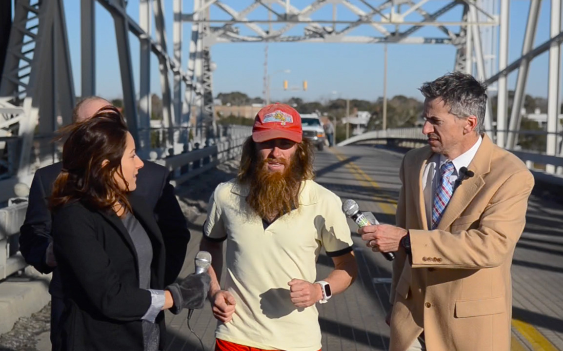 ‘I just felt like running.’ A real-life Forrest Gump comes to Beaufort