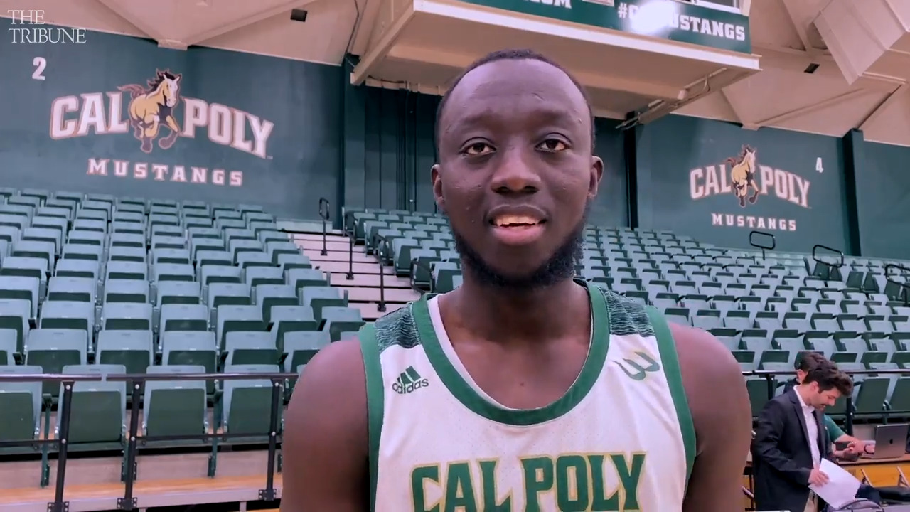 Ali Koroma came from Sierra Leone to play basketball at Cal Poly