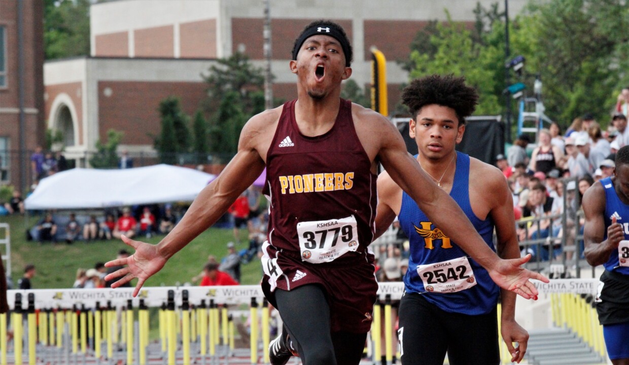 2019 All-Metro Boys Track 110-meter hurdles, Wichita West’s Jaleel Montgomery