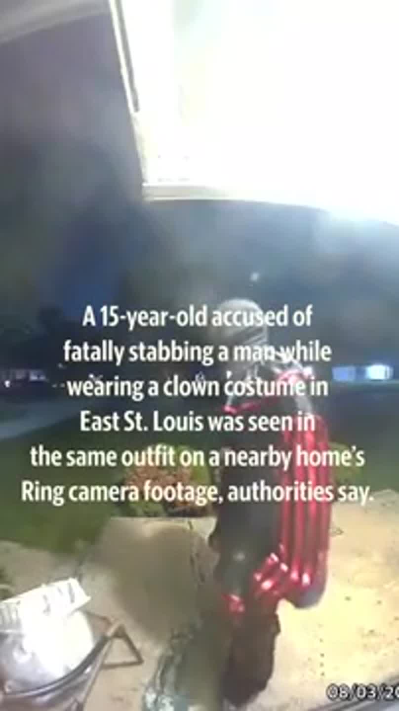 Clown costumed 15-year-old is suspect in East St. Louis murder case