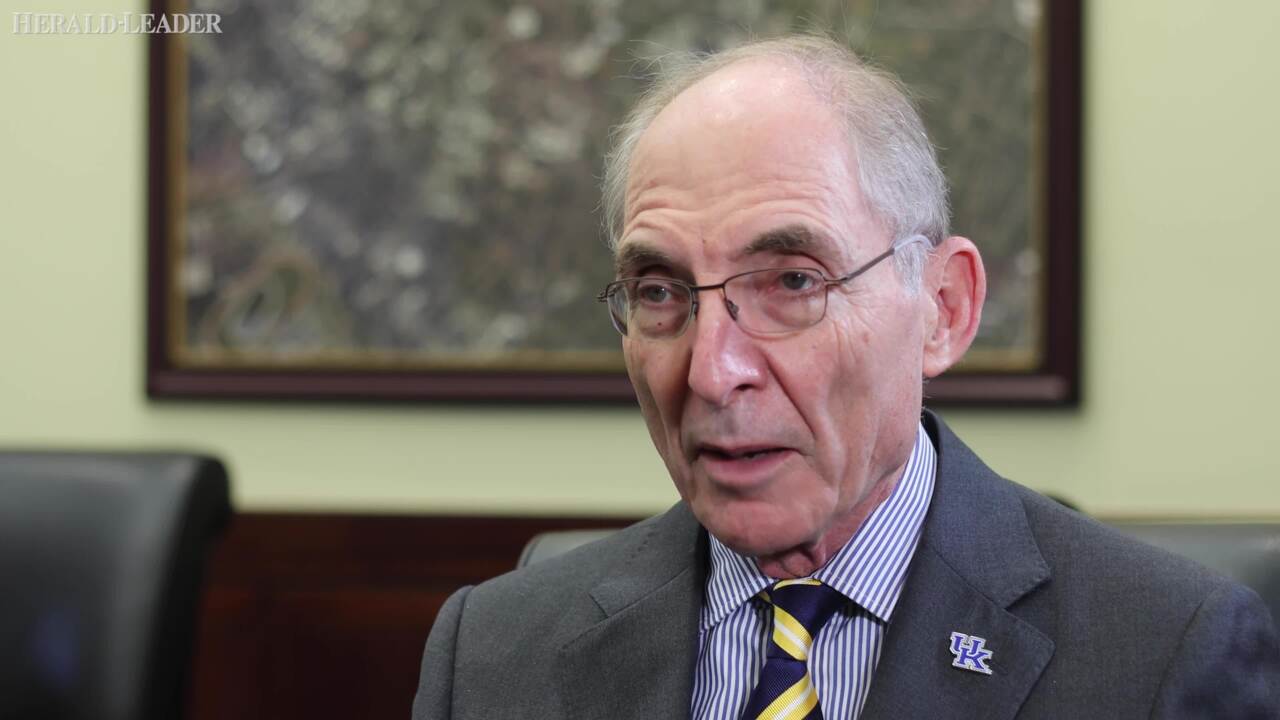UK President Capilouto recounts toning down his inauguration into an investiture