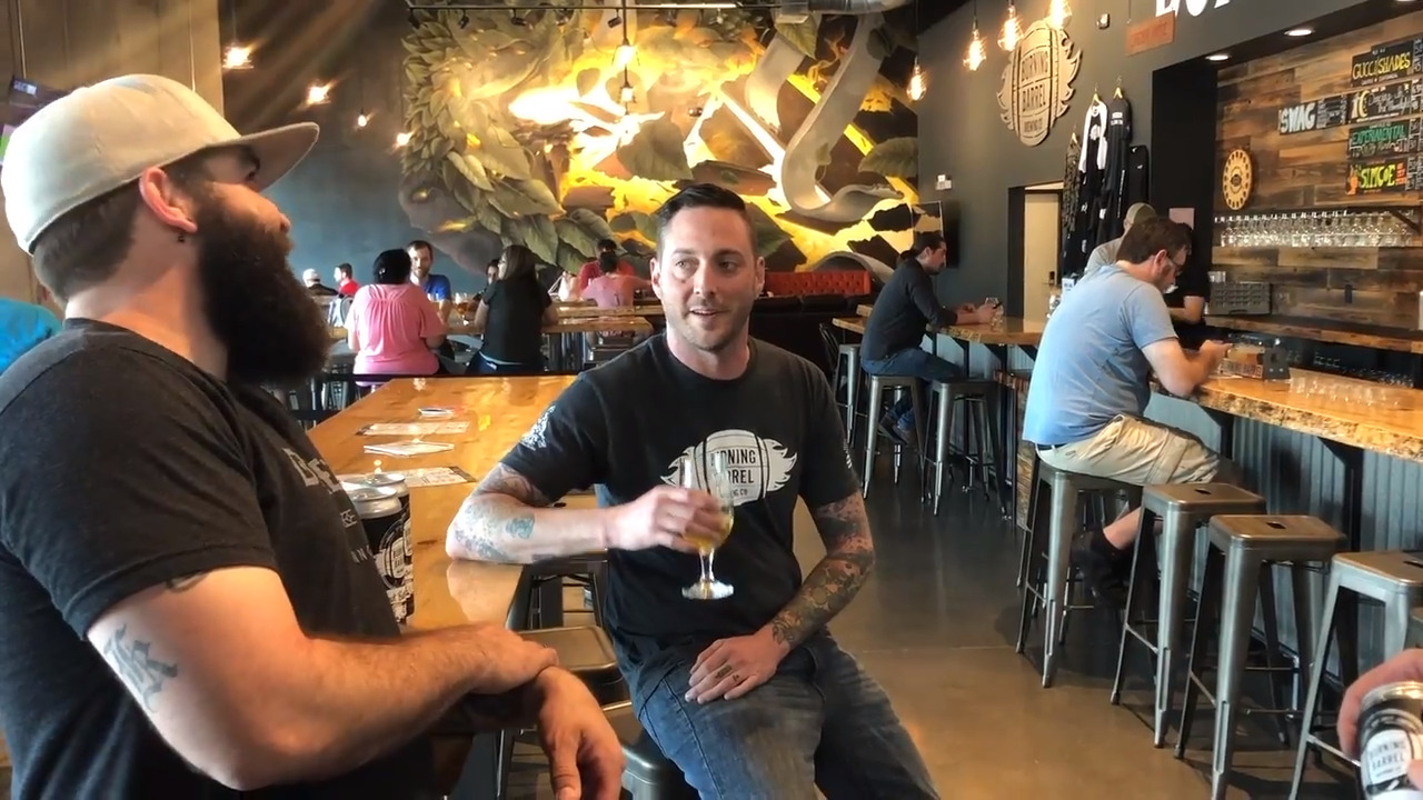 Burning Barrel brewer says serving in the military helps him make better beer