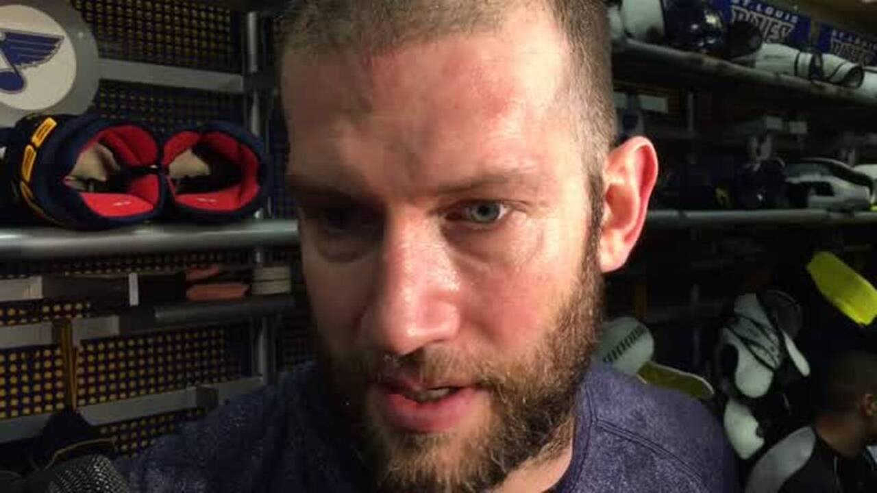Blues captain David Backes previews Game 4 against Dallas Stars