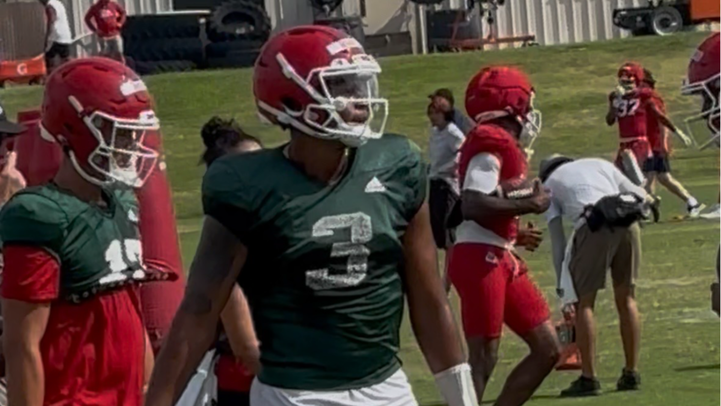Watch Khristian Martin at Fresno State fall camp