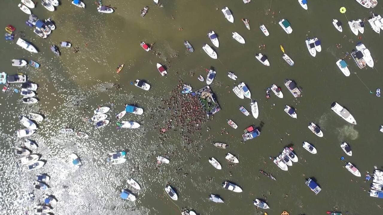 Epic sandbar concert could become Water Festival mainstay