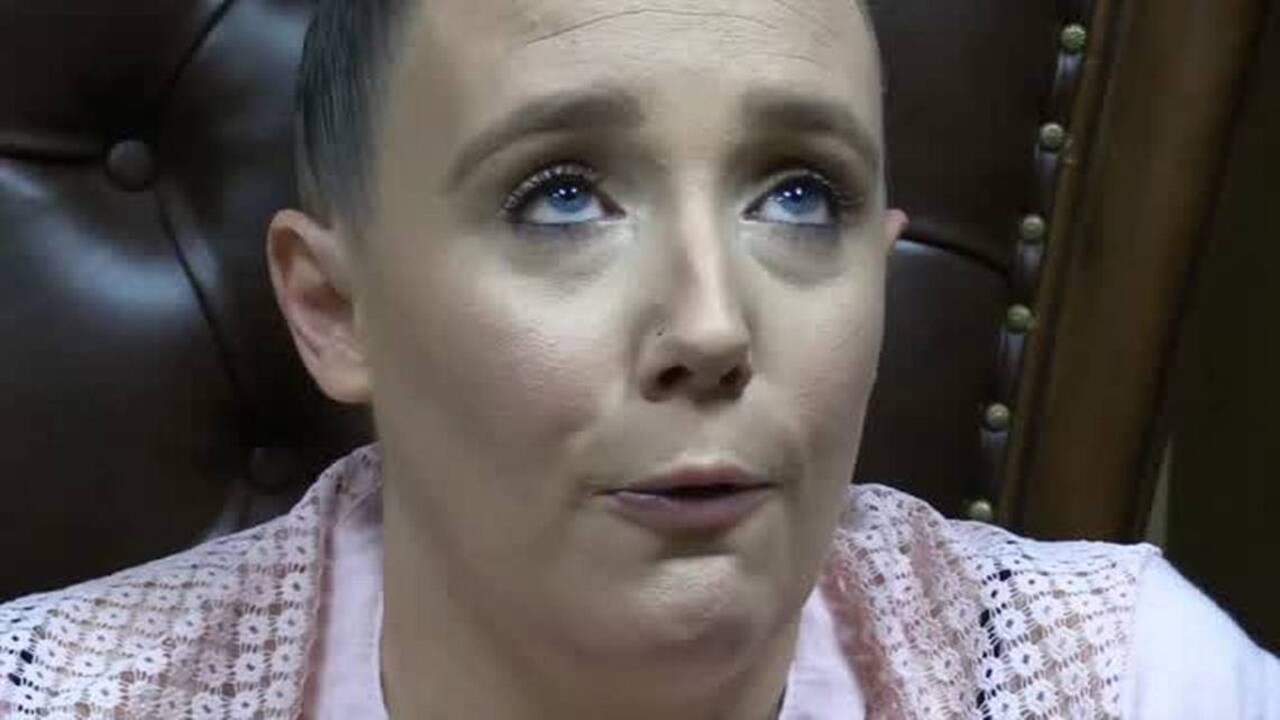 Emily Rittman Woman reads text message from police chief after shooting in her home ...