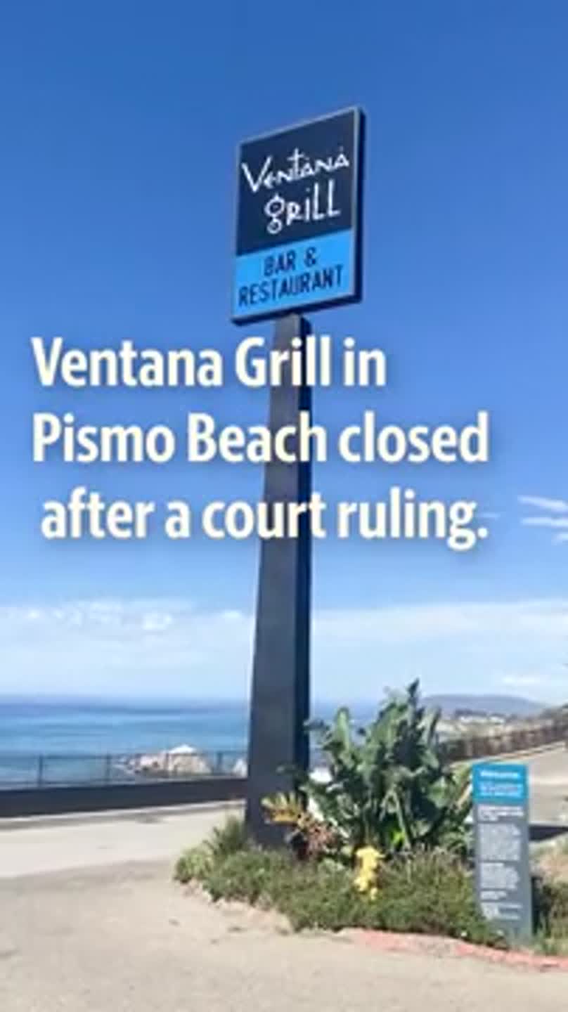 Ventana Grill closed as Pismo Beach cliff erosion threatens site