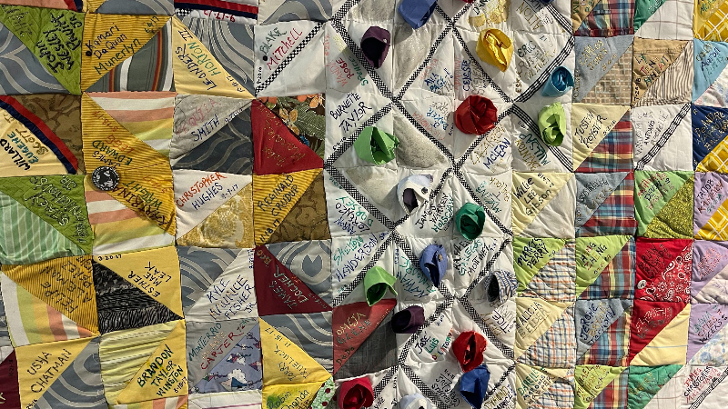 Durham’s homicide memorial quilt finds a permanent home