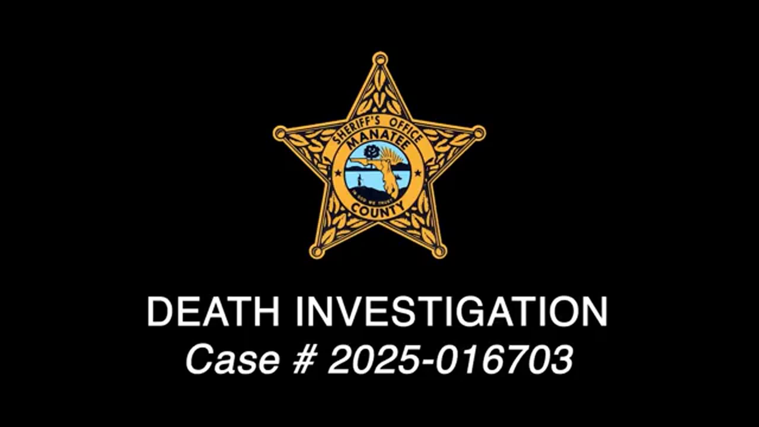 Unedited video and maps from Manatee Sheriff for death investigation