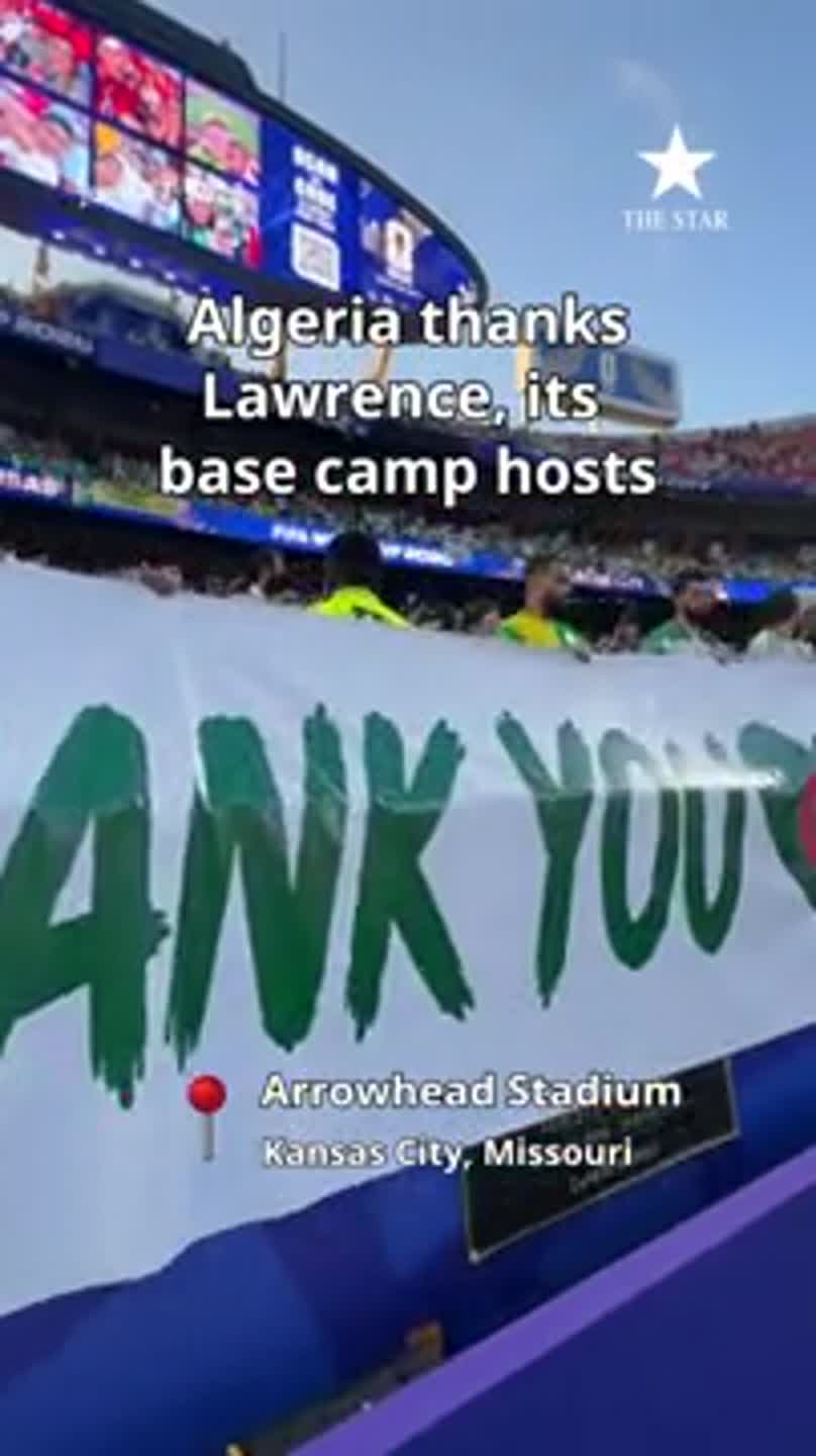 Algeria fans thank Lawrence hosts ahead of final group stage match in KC