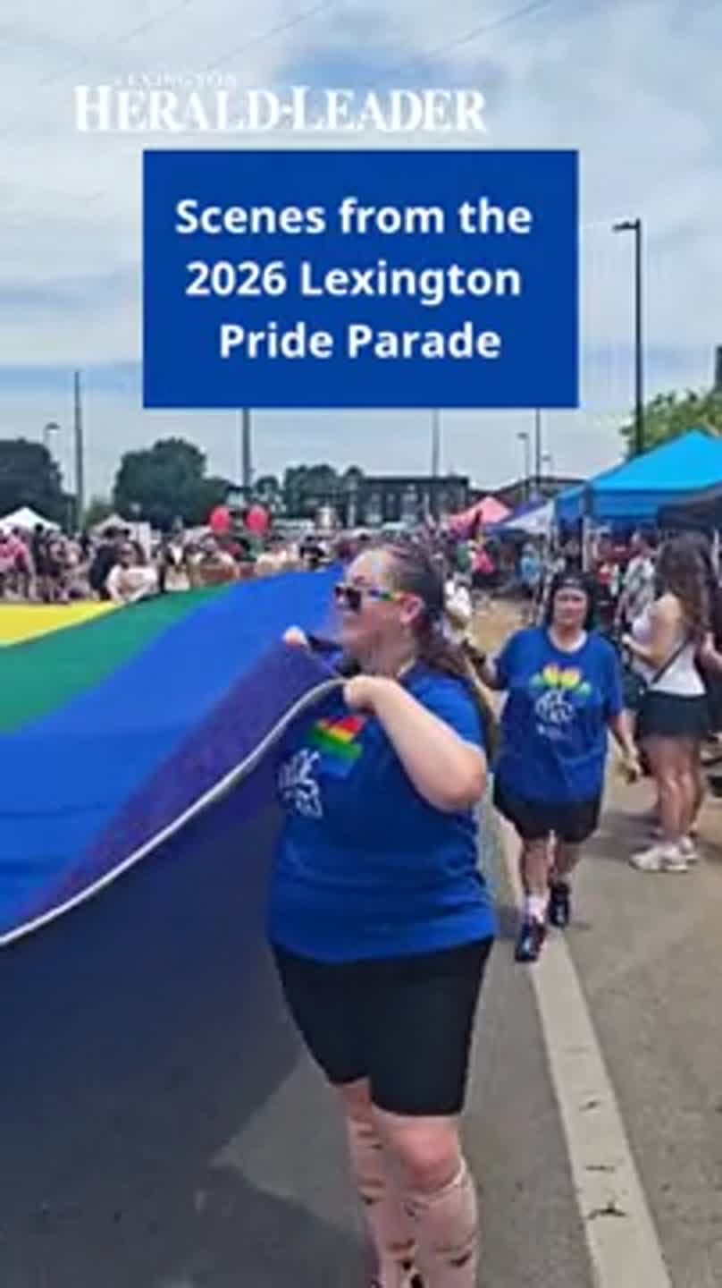 See scenes from the 2026 Lexington Pride Festival parade
