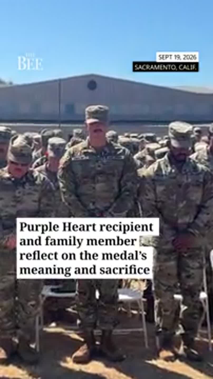 Listen to Purple Heart recipient reflect on meaning and sacrifice