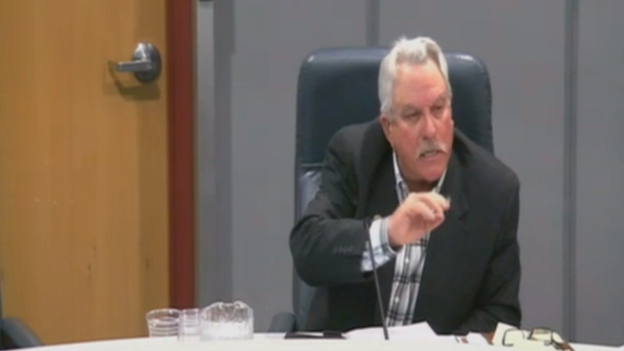 Watch heated arguments between Modesto Irrigation District board members Larry Byrd and John Mensinger