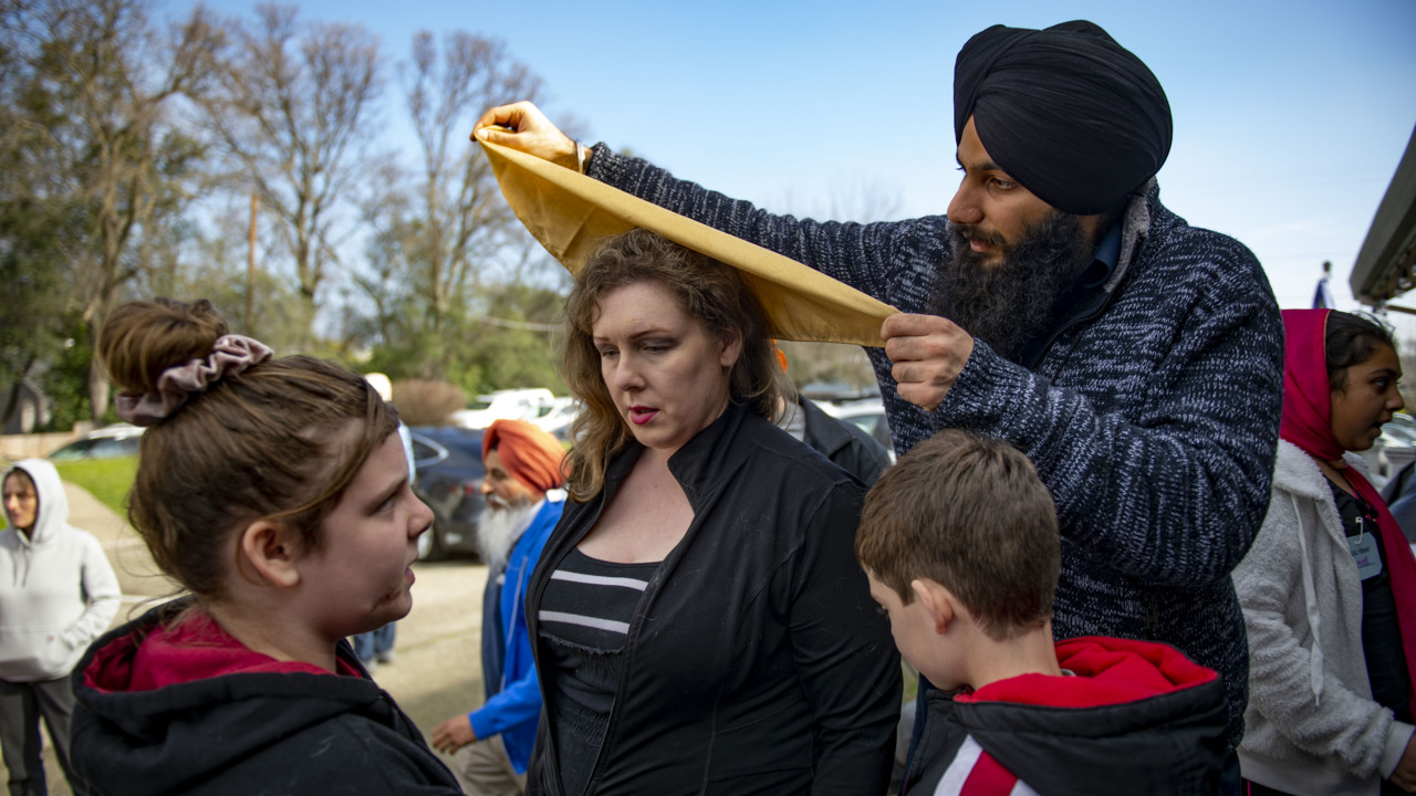 How this community came together after Sikh center was defaced with racist graffiti