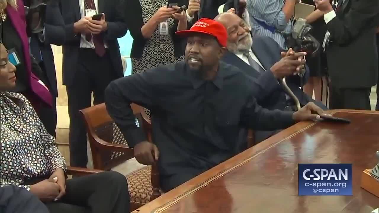 Kanye West during visit with Trump at White House: I love this guy