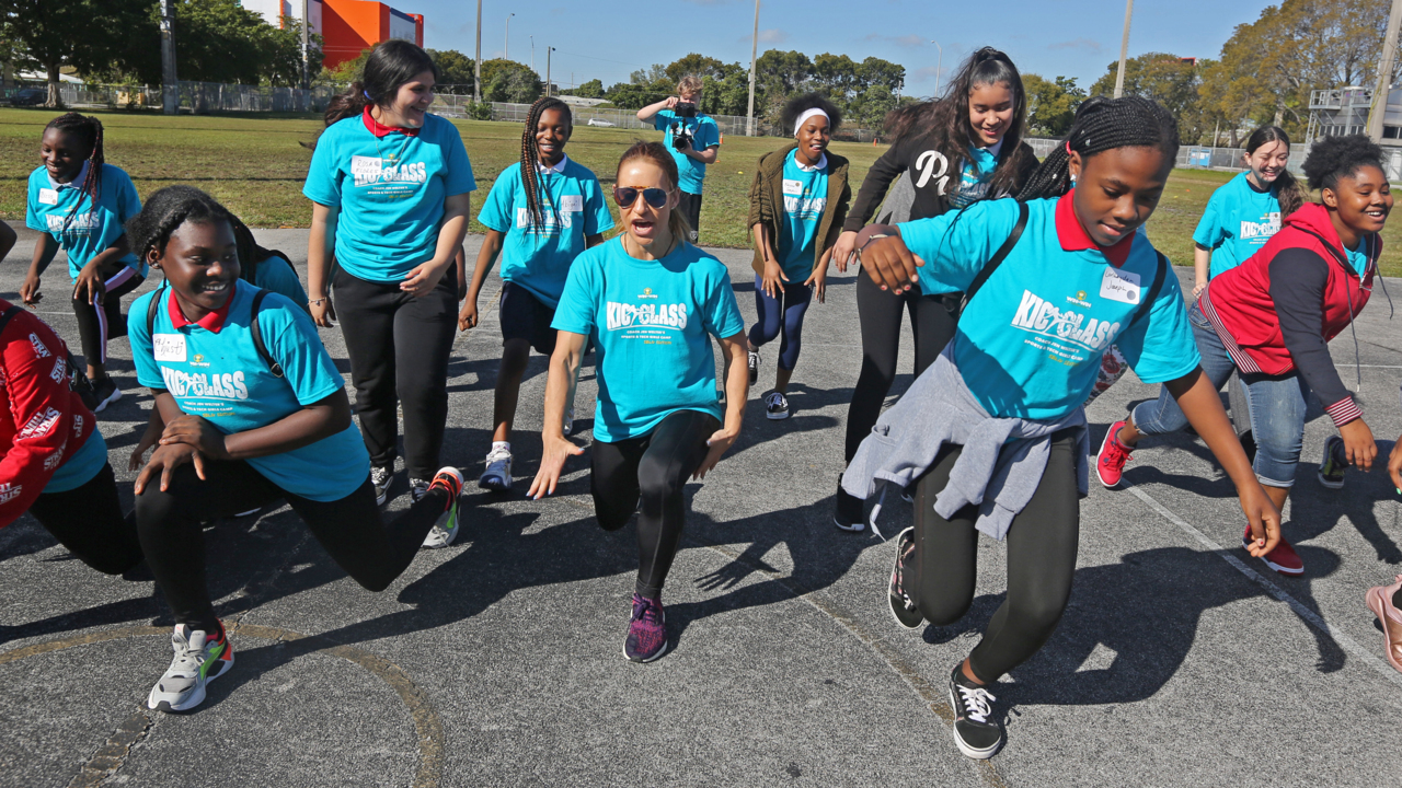 Camp inspires girls to kick ‘a whole lotta glass’ out of the tech and football ceiling