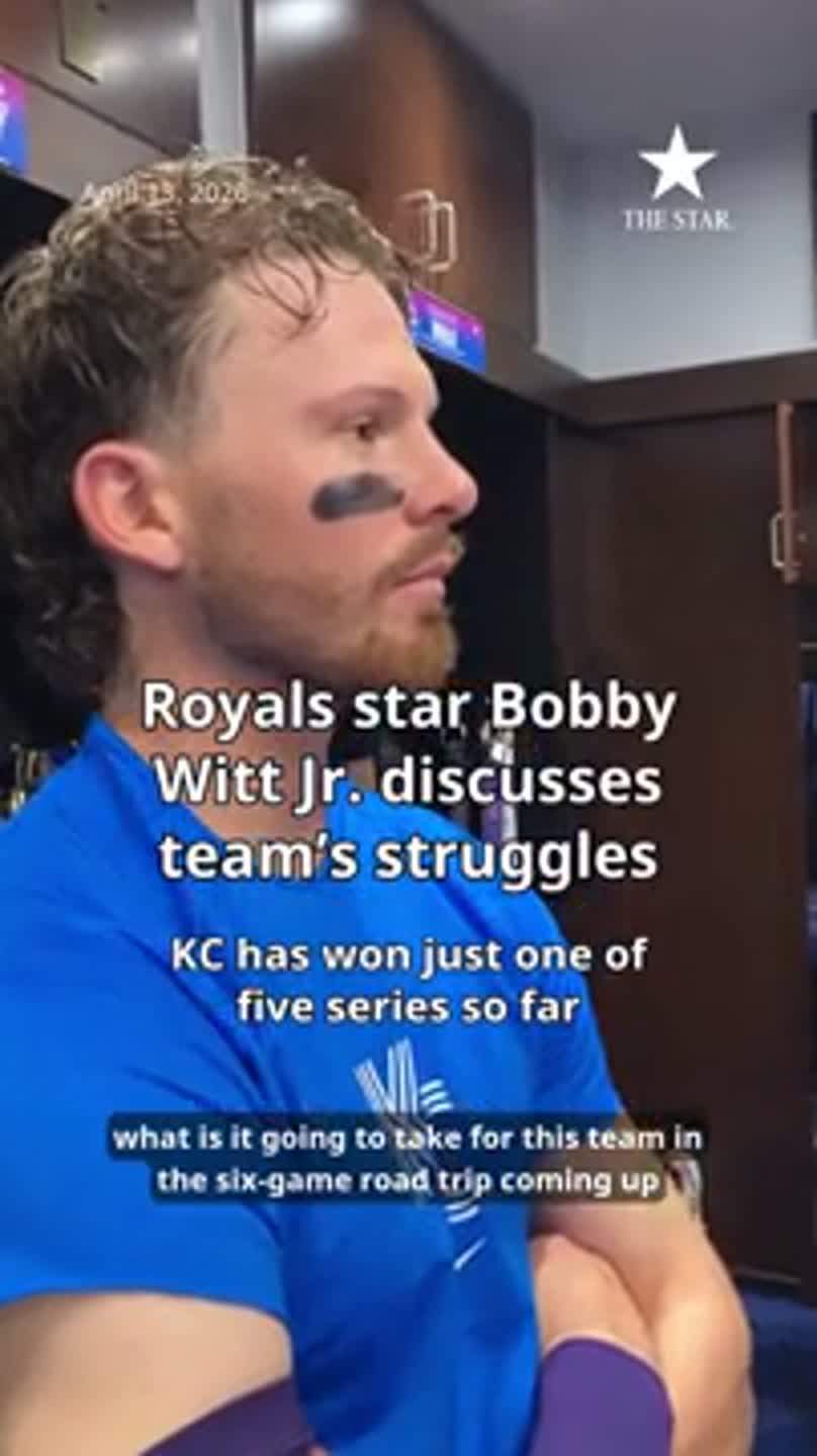 Bobby Witt Jr. describes what Royals need to do to brush off early-season setbacks
