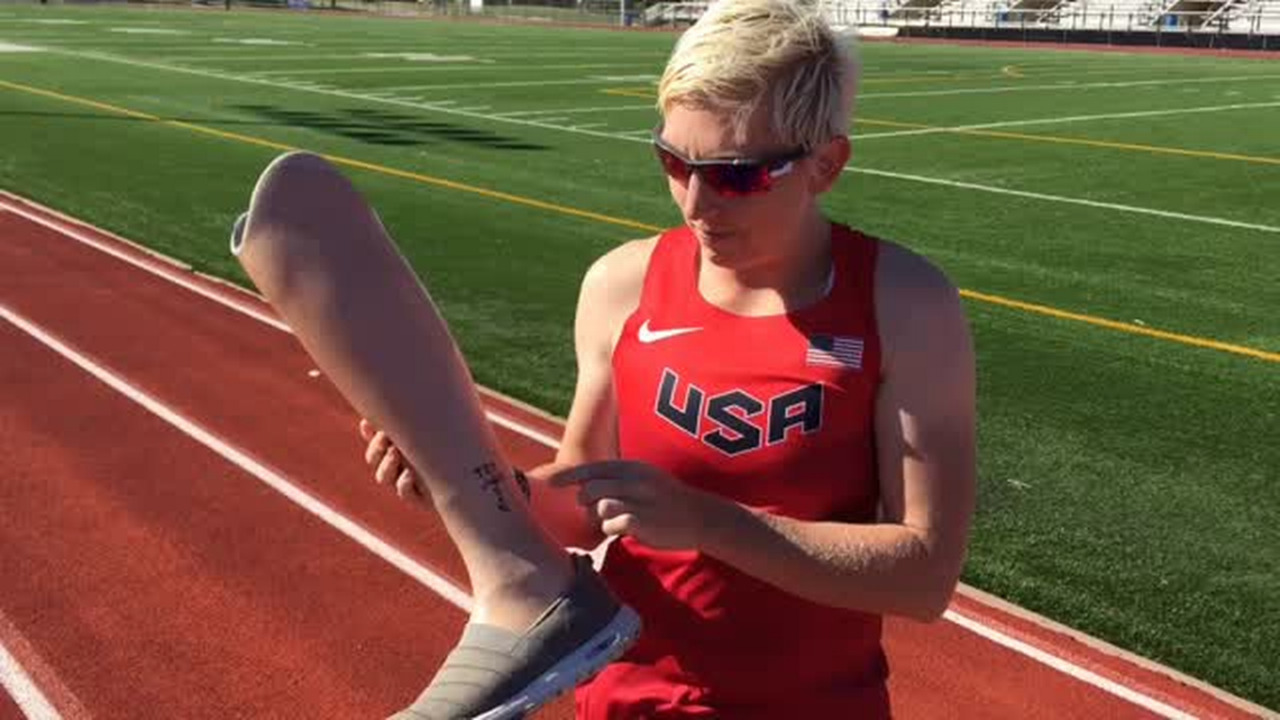 VIDEO: Paralympian talks about prosthetic tattoo