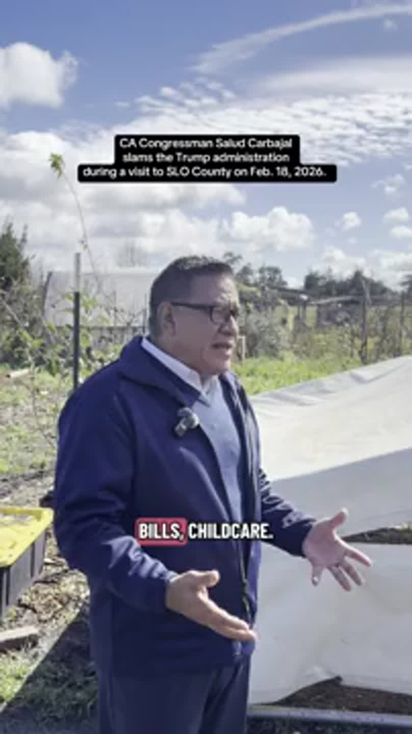 CA congressman slams Trump administration during SLO County visit